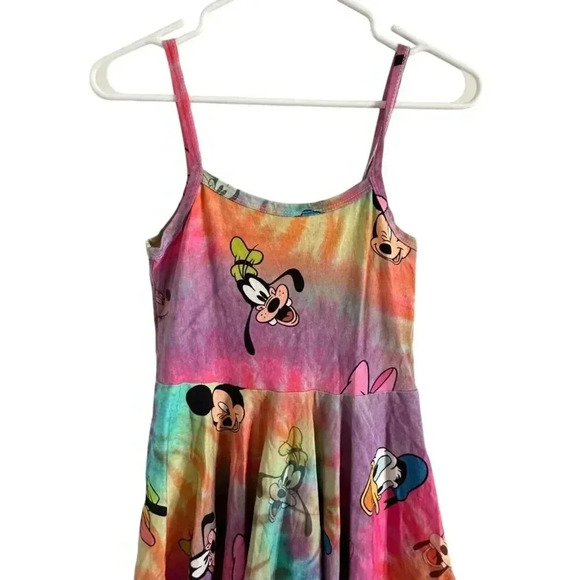 Wild Rich Kids Paisley Dress Girls Size 11/12 tie dye mickey & friends sleeveles - Picture 3 of 11